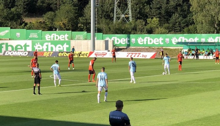 Русенци изиграха много добро първо полувреме, като поведоха още в 4-та минута