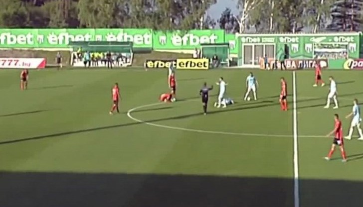 Ахмед Ахмедов вкара първия гол за драконите