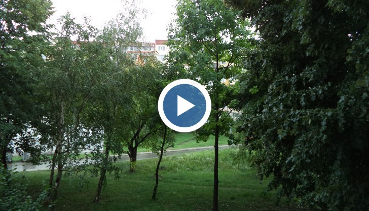 Първо квартал "Здравец" бе "потопен", а след това в "Дружба" започна да вали и гърми