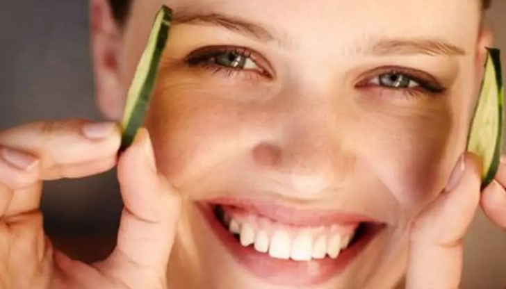 Ефектът на краставиците не е само заради ролята на студен компрес Ефектът на краставиците не е само заради ролята на студен компрес