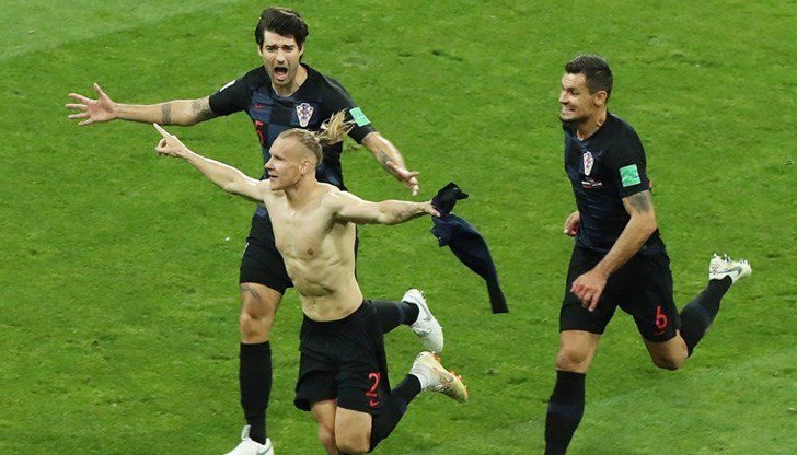 Той изпаднал в транс след победата на Хърватия над Русия на Световното по футбол