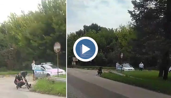Служителите на пътна полиция са заложили капан за шофьори на булевард "България"