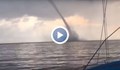Морско торнадо край италиански остров
