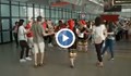 Фолклорен флашмоб на Летище София