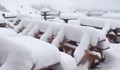Сняг покри италиански курорт