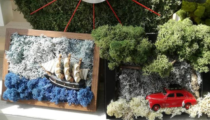 Материалът е красив, пречиства въздуха, успокоява, поема влагата