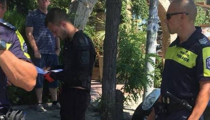 Номерът, изографисан с "изригнал" фалос, е подигравка с Пътната полиция