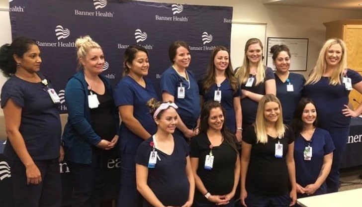 ​Бременността явно е "заразна" в болницата в Меса, Аризона