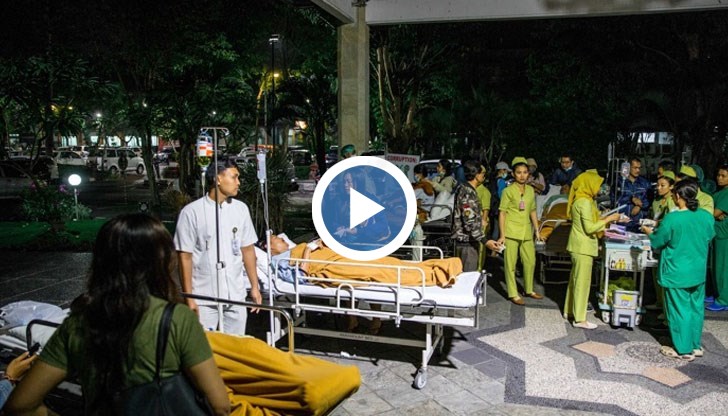 Издаденото предупреждение за цунами е предизвикало паника и хората са се втурнали да търсят безопасно място