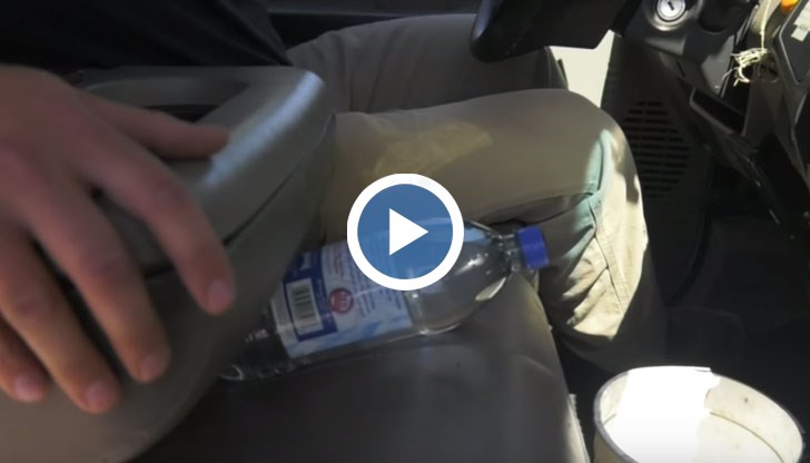 Оставянето на пластмасови бутилки с вода през лятото може да бъде опасно