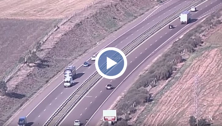 В операцията се включи и вертолет на Гранична полиция