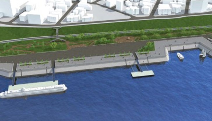Правото на строеж е учредено в съответствие с одобрения генерален план на пристанището