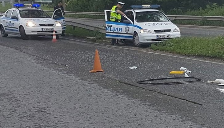 Движението се регулира от Пътна полиция / Снимката е илюстративна