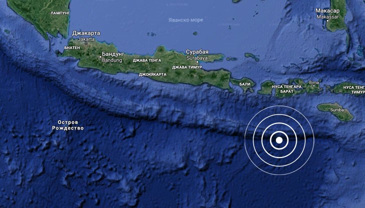 Земетресение с магнитуд 7 удари Индонезия Земетресение с магнитуд 7 удари Индонезия