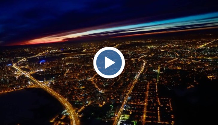 Български летец засне впечатляващи фотографии от пилотската кабина