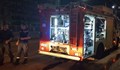 Фургон изгоря на пазарчето в квартал „Здравец - Изток“