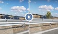 Три БМВ-та "летят" в насрещното движение на магистрала "Тракия"