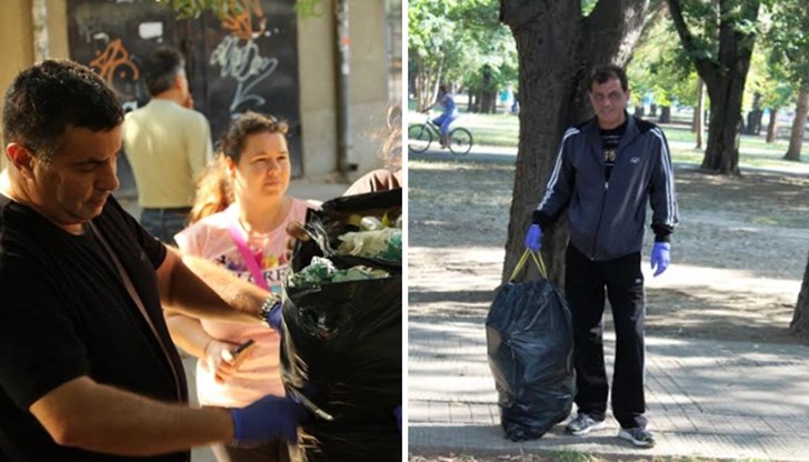 Доброволците от администрацията почистиха района край Пантеона