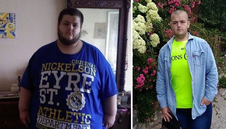 Самуил Александров преди една година тежеше 270 кг