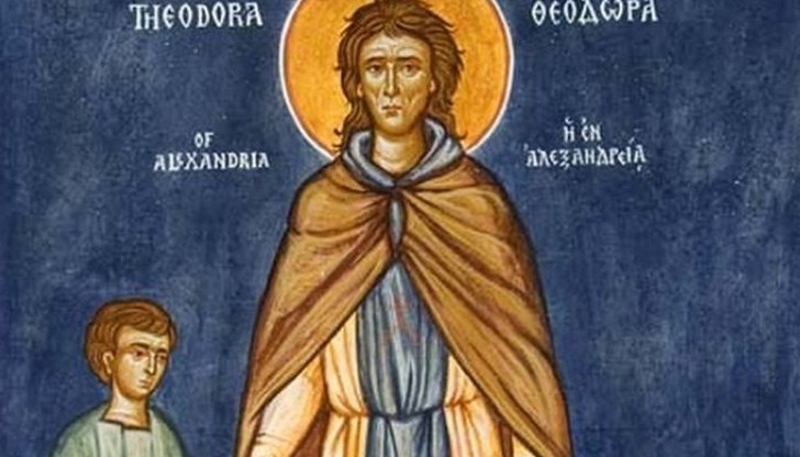 Света Теодора се подвизавала като монах, след като по-рано изневерила на съпруга си