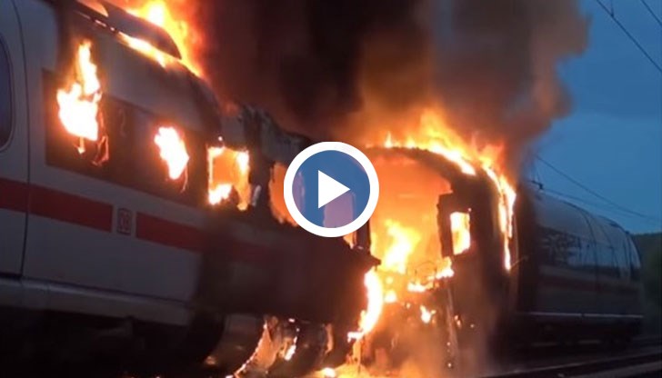 Линията между Кьолн и Франкфурт е затворена за движение и композициите ще бъдат отклонявани по обиколни маршрути