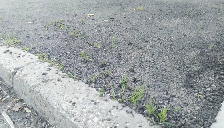 Това е асфалтирано преди една седмица