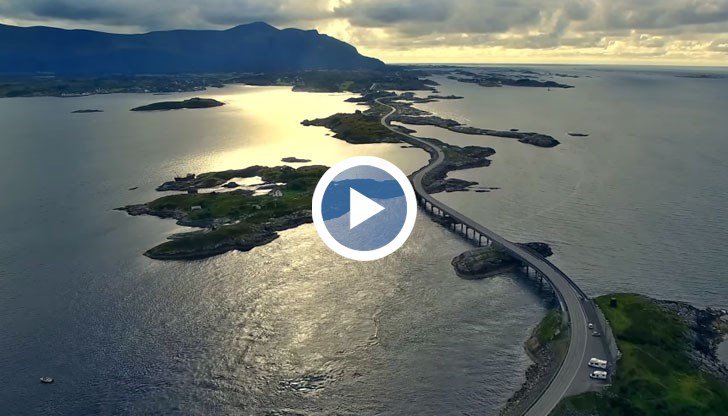 Пътният участък е с дължина над 8 километра и се простира през архипелаг в Норвежко море