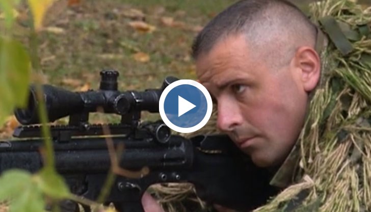 Крум Хаджипетков спечели уважението на най-добрите снайперисти в НАТО с точния си мерник