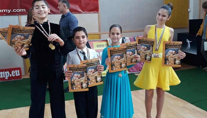 Представители на русенския клуб взеха участие в два турнира по спортни танци през уикенда