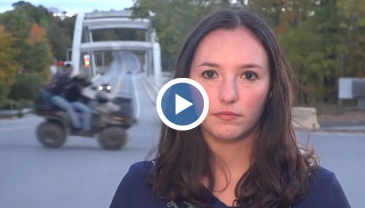 Репортерка стана неволен свидетел на пътен инцидент с ATV