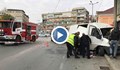 Мобилна бензиностанция се разби до полицията в Горна Оряховица
