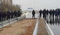 Полицейски кордон спря автошествие край Хасково