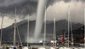 Водно торнадо изуми жителите на италианско градче