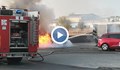 Две коли изгоряха като факли в Пловдив