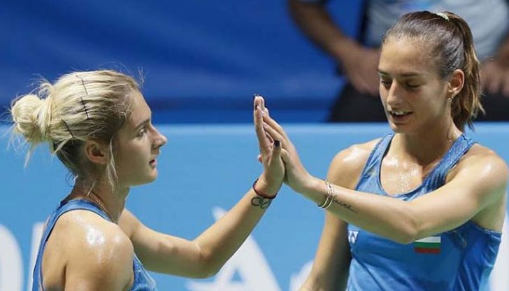 Европейските шампионки Габриела Стоева и Стефани Стоева се класираха в турнира по бадминтон от сериите Супер 100