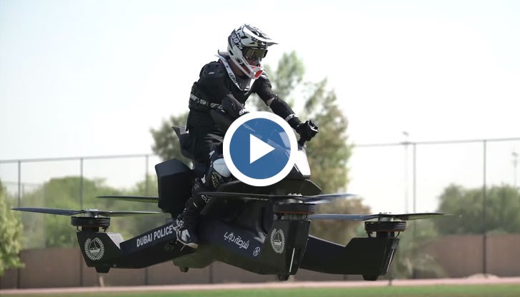 Дубайската полиция ще патрулира летейки над улиците