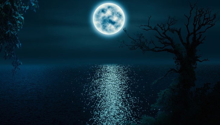 Пълнолунието е в квадратура към Марс и опозиция с Юпитер