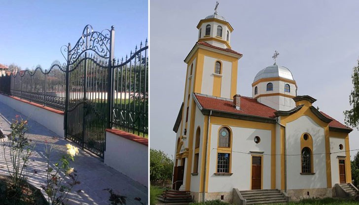 Обновеният храм „Св. Архангел Михаил“ вече е с нова ограда