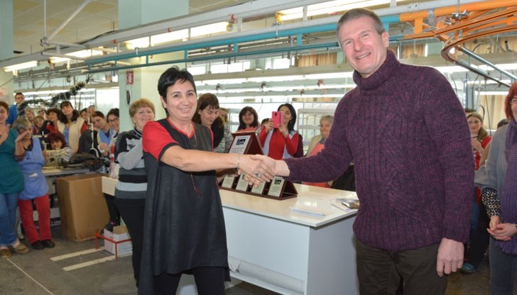 Признание към дългогодишните служители на БТБ България АД - Русе