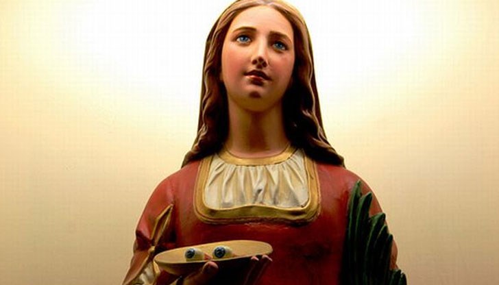 Света Лукия е покровителка на зрението и на хората, страдащи от очни болести