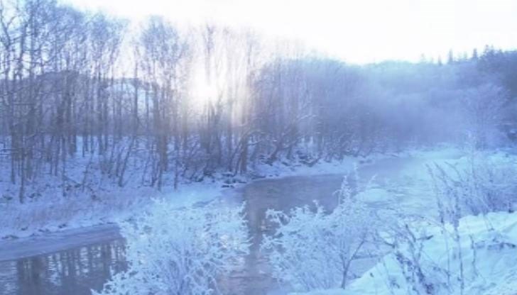 Зимният феномен се получава заради ниската температура