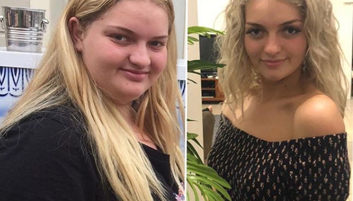 Преди трансформацията 18-годишното момиче тежало 117 килограма