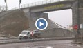 Ремонтът на Дунав мост е спрян заради студа