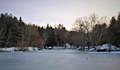 Езерото на Текето замръзна