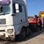 Изтеглиха преобърнатия камион край село Киченица