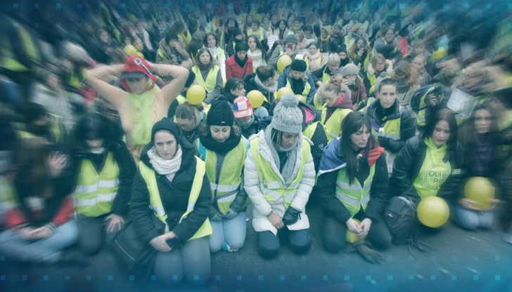 Те се събраха на площада на Бастилията в Париж