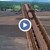 Кадри показват как се къса стена на хвостохранилище в Бразилия