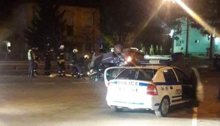 БМВ се метна по таван