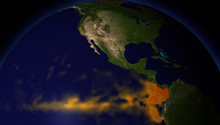 Климатичният феномен се е появил в централната част на Тихия океан