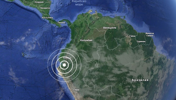 Трусът със сила 7,7 по Рихтер е разлюлял пограничните райони между Еквадор и Перу